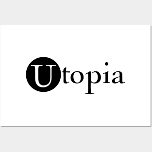 Utopia Merch Utopia Logo Posters and Art